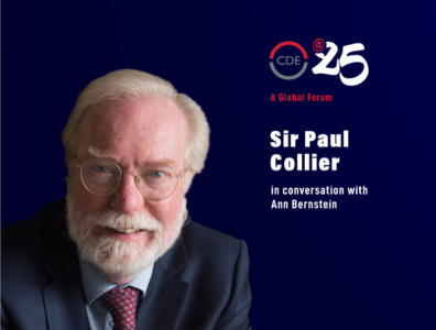 Sir Paul Collier in conversation with Ann Bernstein