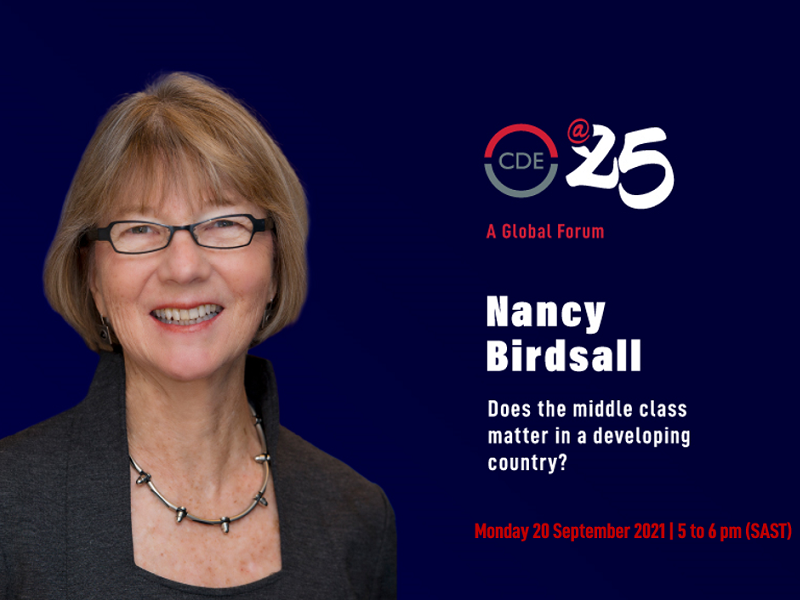 Nancy Birdsall CDE event