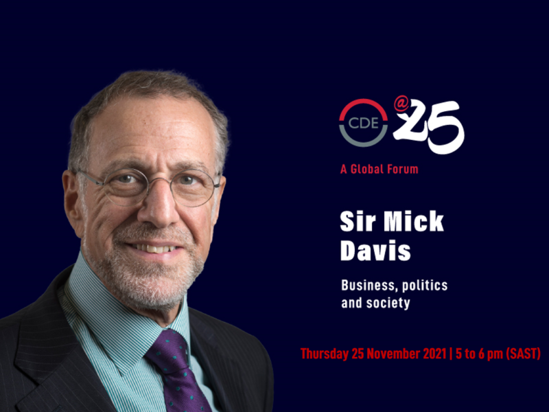 Sir Mick Davis webinar