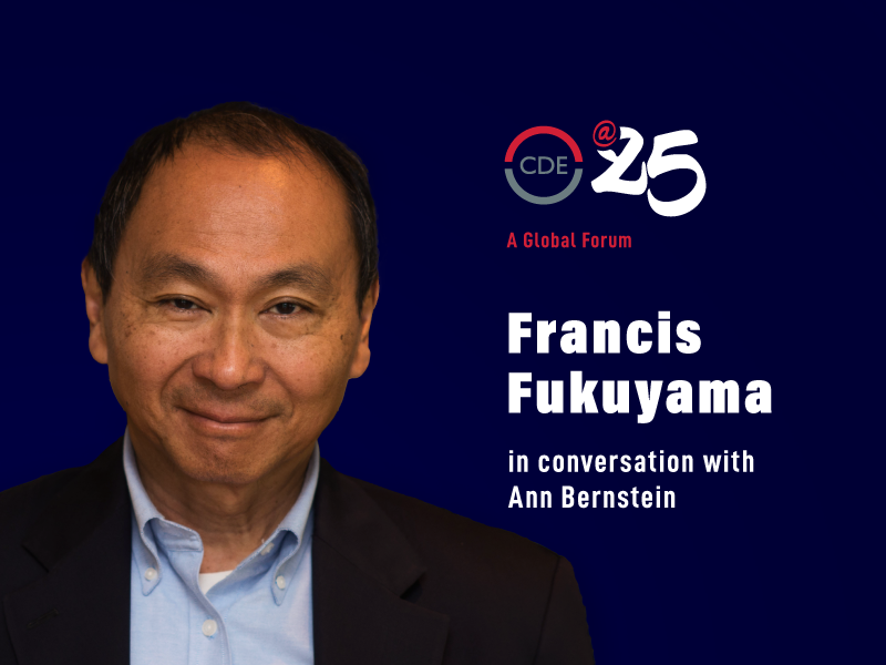 Francis Fukuyama in conversation with Ann Bernstein publication