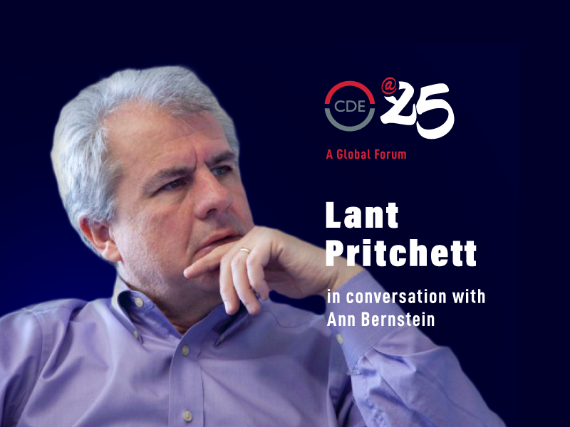 Lant Prichett in conversation with Ann Bernstein publication