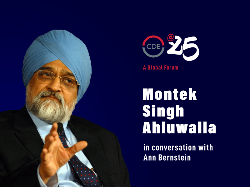 Montek Singh Ahluwalia in conversation with Ann Bernstein publication