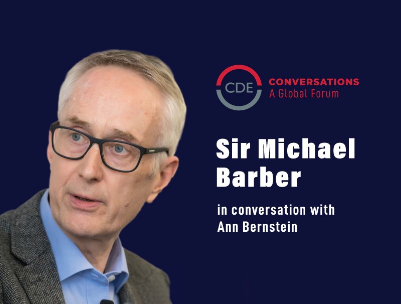 Sir Michael Barber in conversation with Ann Bernstein publication