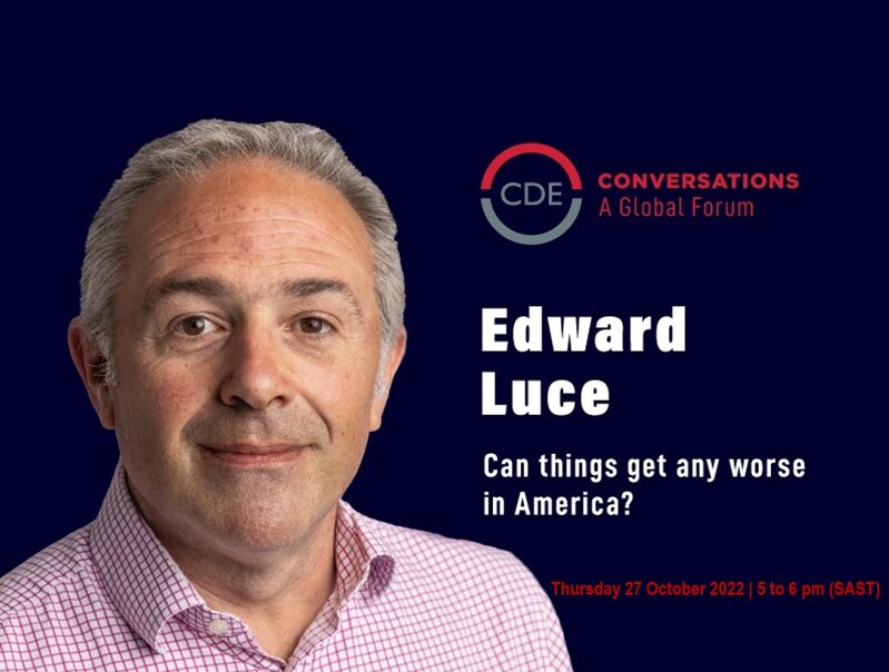 Edward Luce CDE Conversation