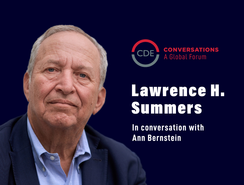 Lawrence H Summers in conversation with Ann Bernstein