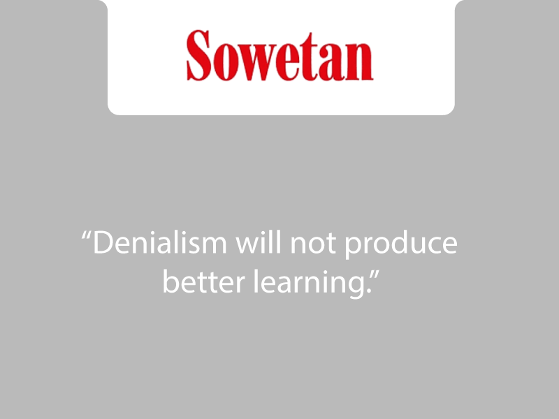 CDE article in Sowetan